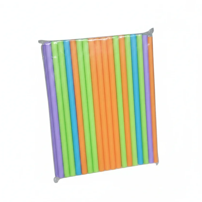 Multicolor Drinking Straws (Pack)100 Pieces