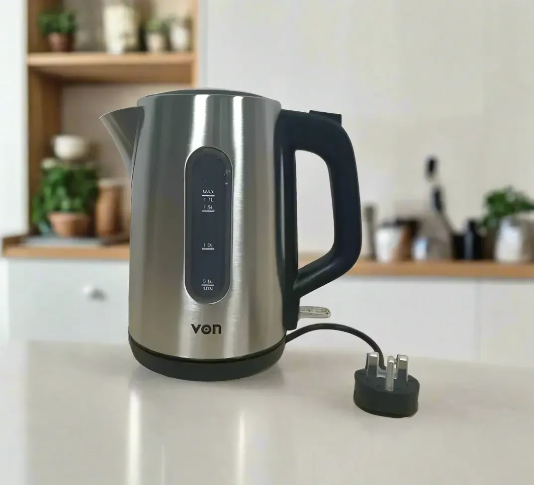 Von VKCL17SDX Cordless Kettle  Stainless Steel 1.7L