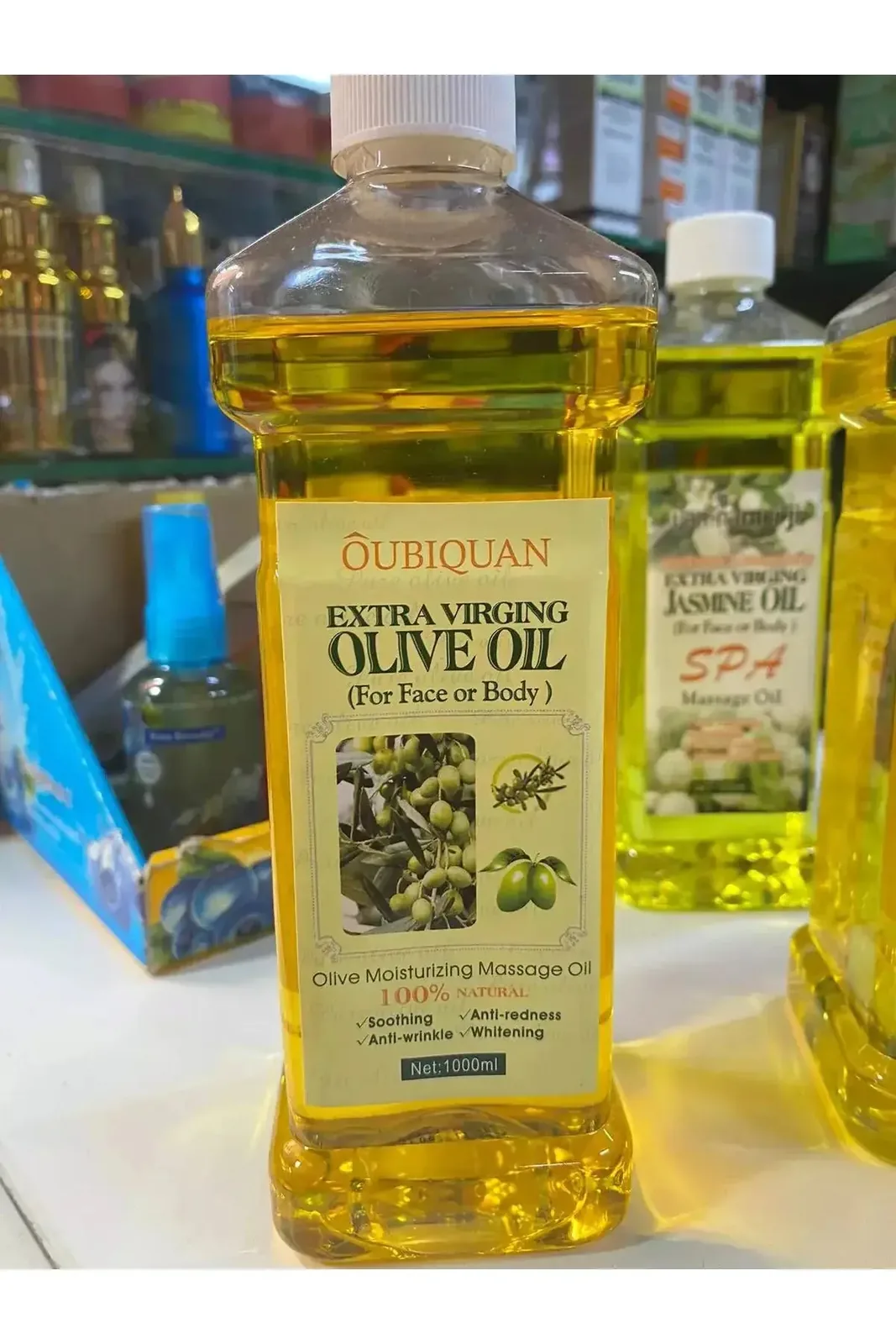Extra Virgin Olive Oil For Face and Body Massage