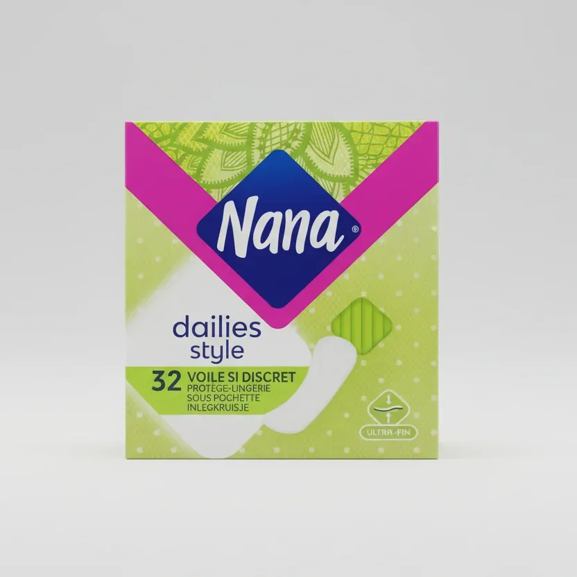 Nana Dailies Style Ultra-Thin Panty Liners (32 Count)