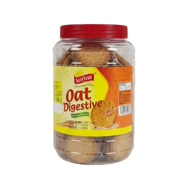 SunVeat Oat Digestive Biscuits (1kg Jar)