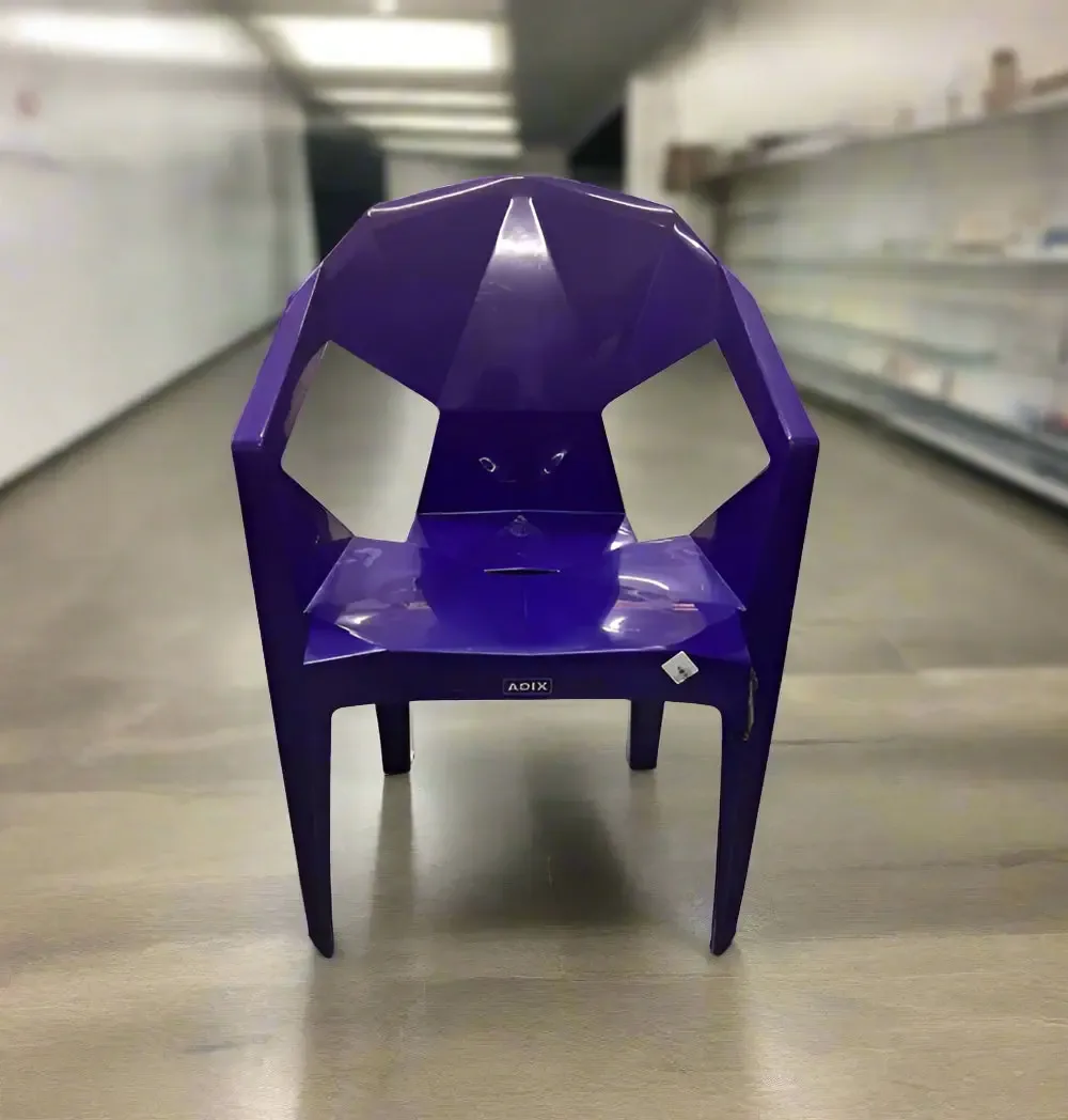 ADIX Purple Plastic Chair