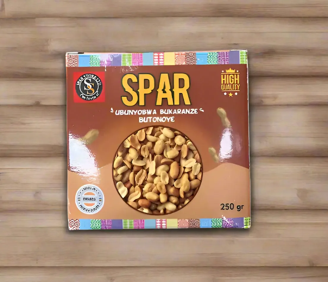 SPAR Roasted and Salted Peanuts Ubunyobwa Bukaranze Butonoye 250g