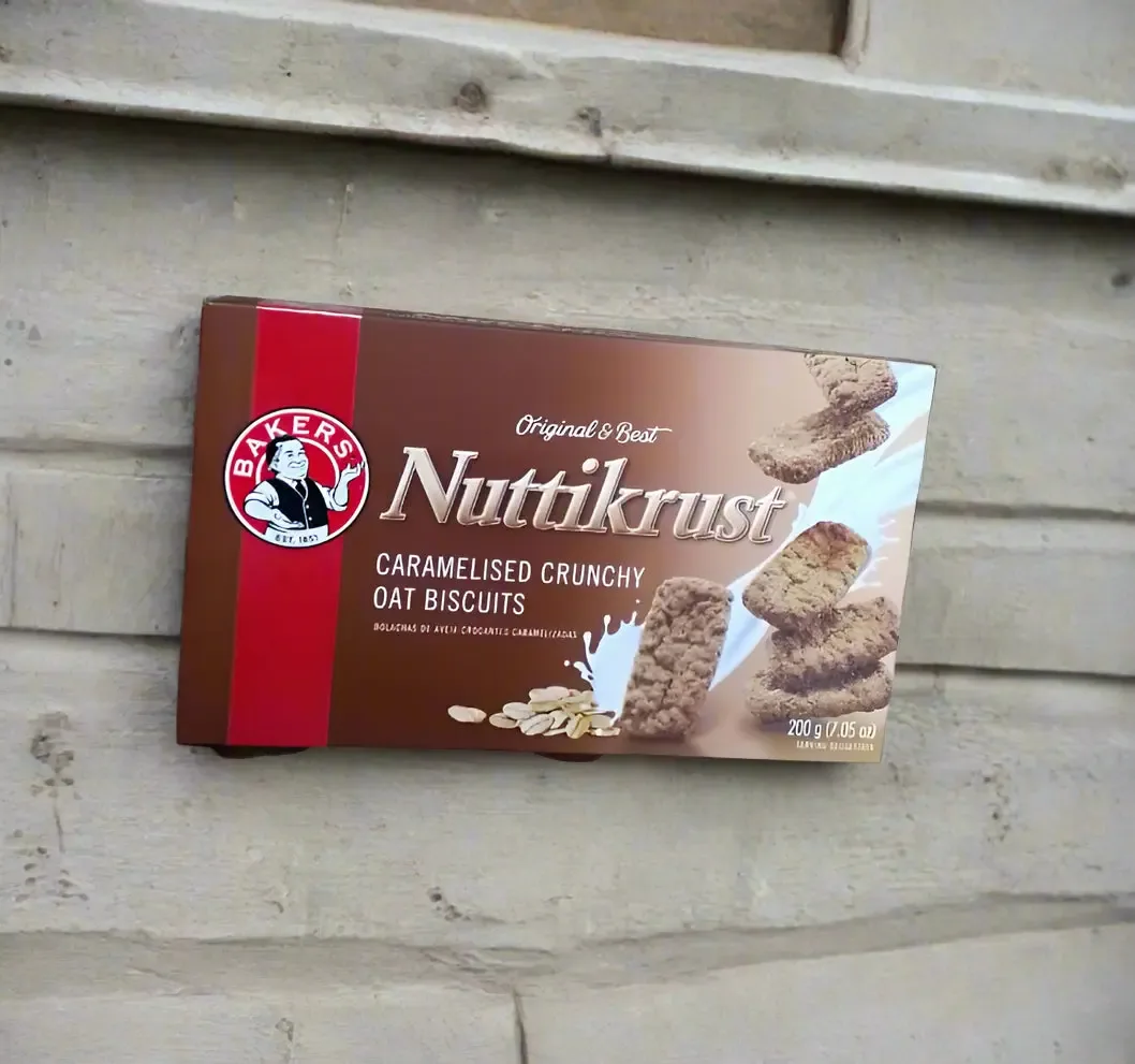 Bakers Nuttikrust Caramelised Crunchy Oat Biscuits 200g