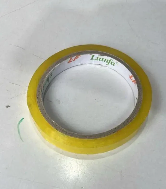 Lianfa Transparent Yellow Adhesive Tape Roll