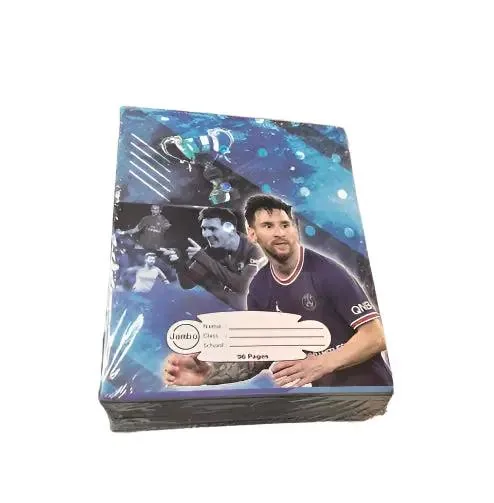 Jambo Exercise Notebook – Lionel Messi Cover 96pages