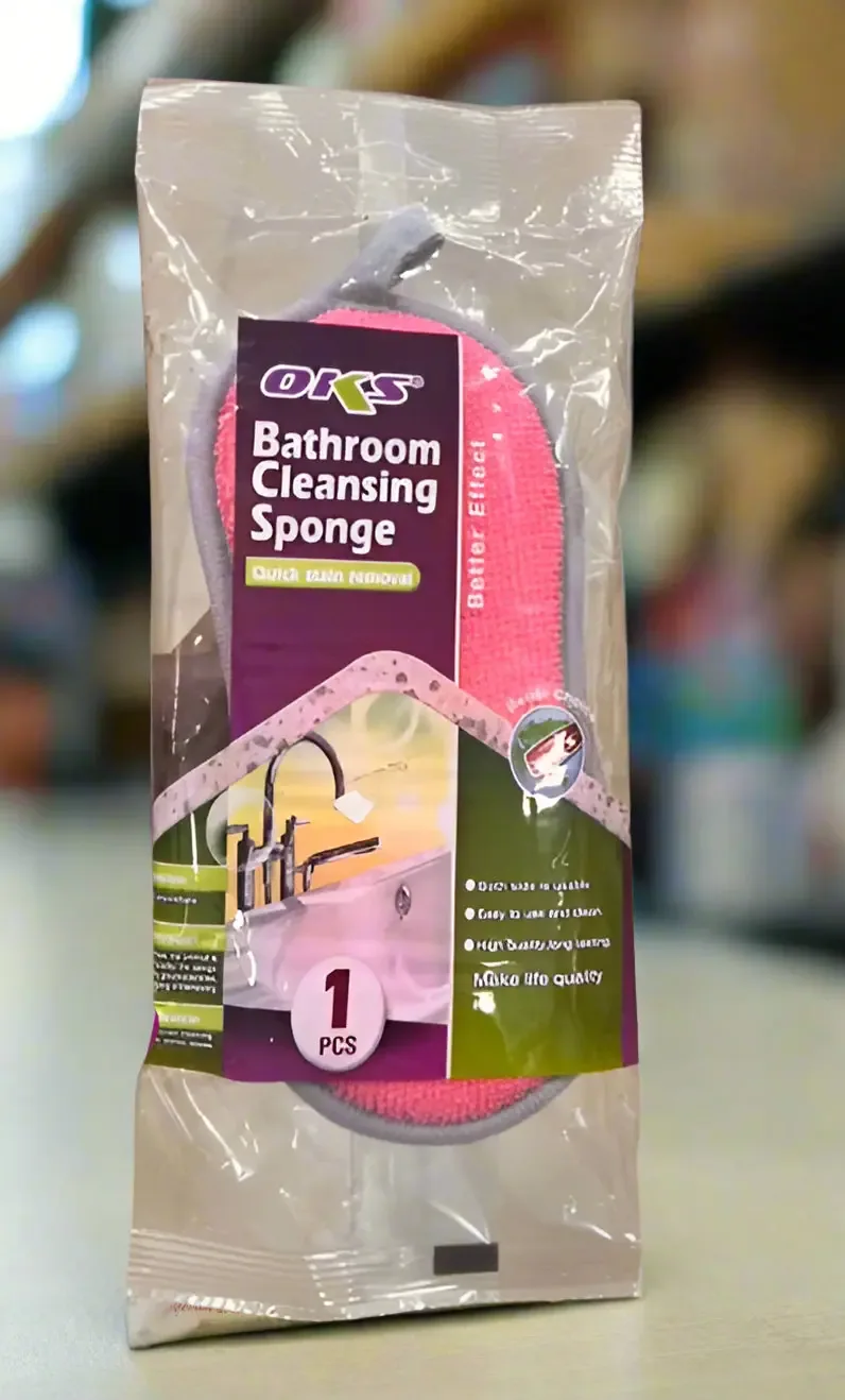 Cleaning sponge   OKS Bathroom Cleansing Sponge