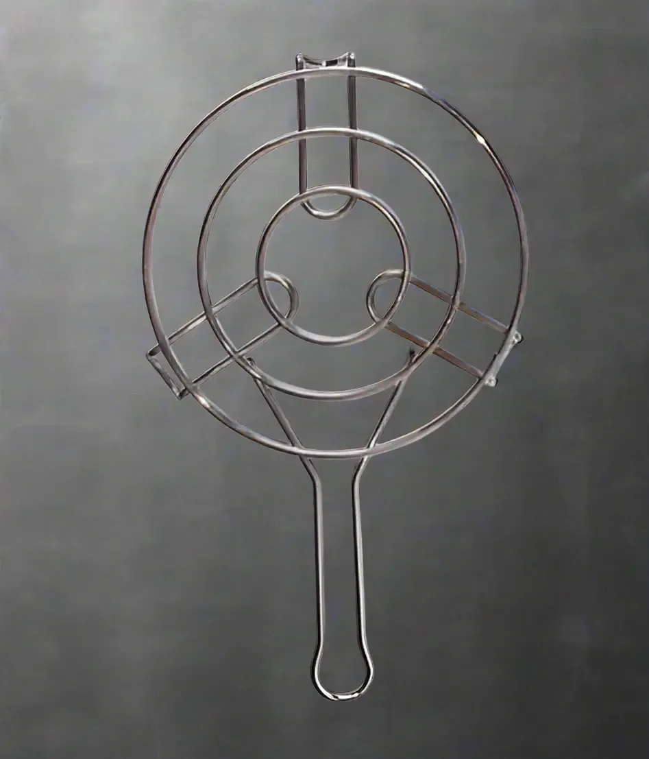 Portable BBQ Roasting Basket with Handle