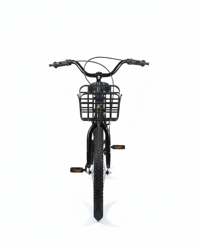 Bicycle with Front Cargo Basket Size 18