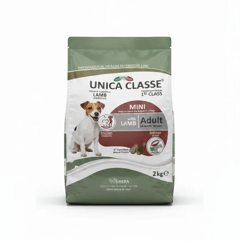 Unica Classe Mini Adult Dog Food with Lamb - 2kg