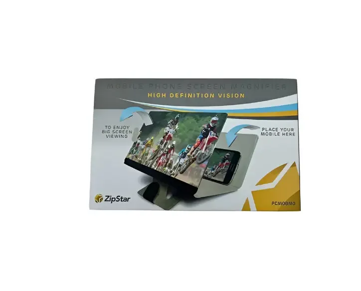 ZipStar Screen Amplifier/Mobile Phone Screen 2 - 4x Magnifier