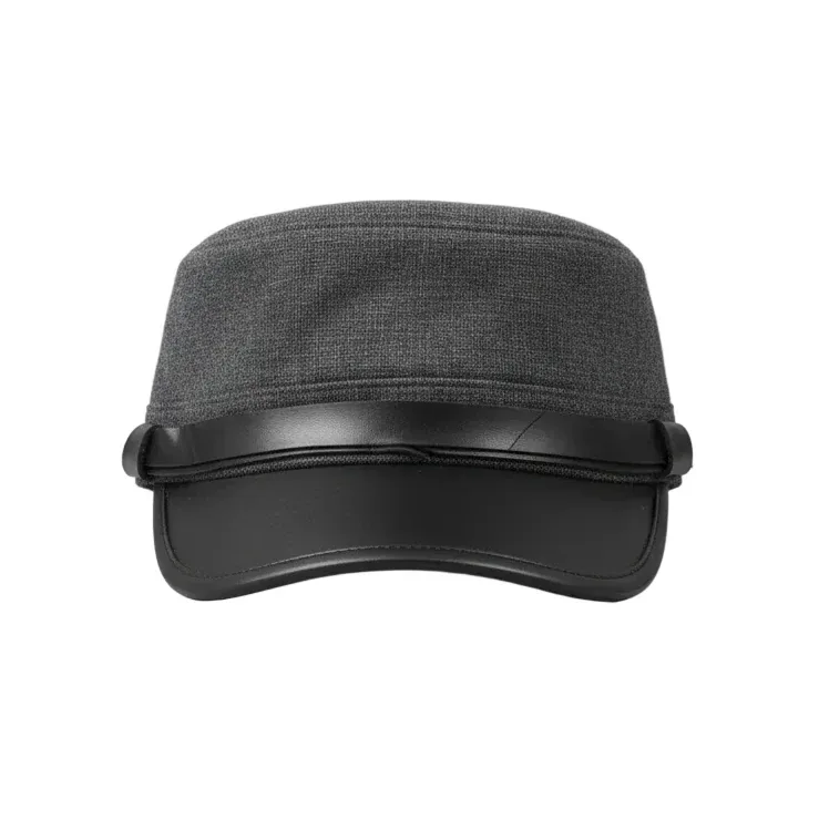 Grey Military Cadet Cap