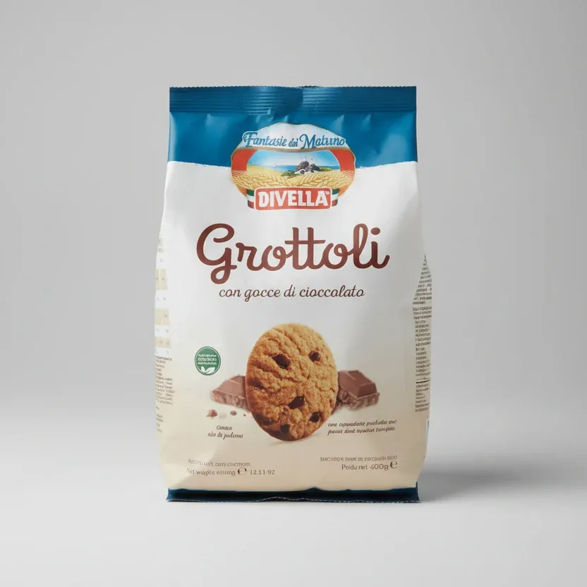 Divella Grottoli Chocolate Chip Biscuits 400G