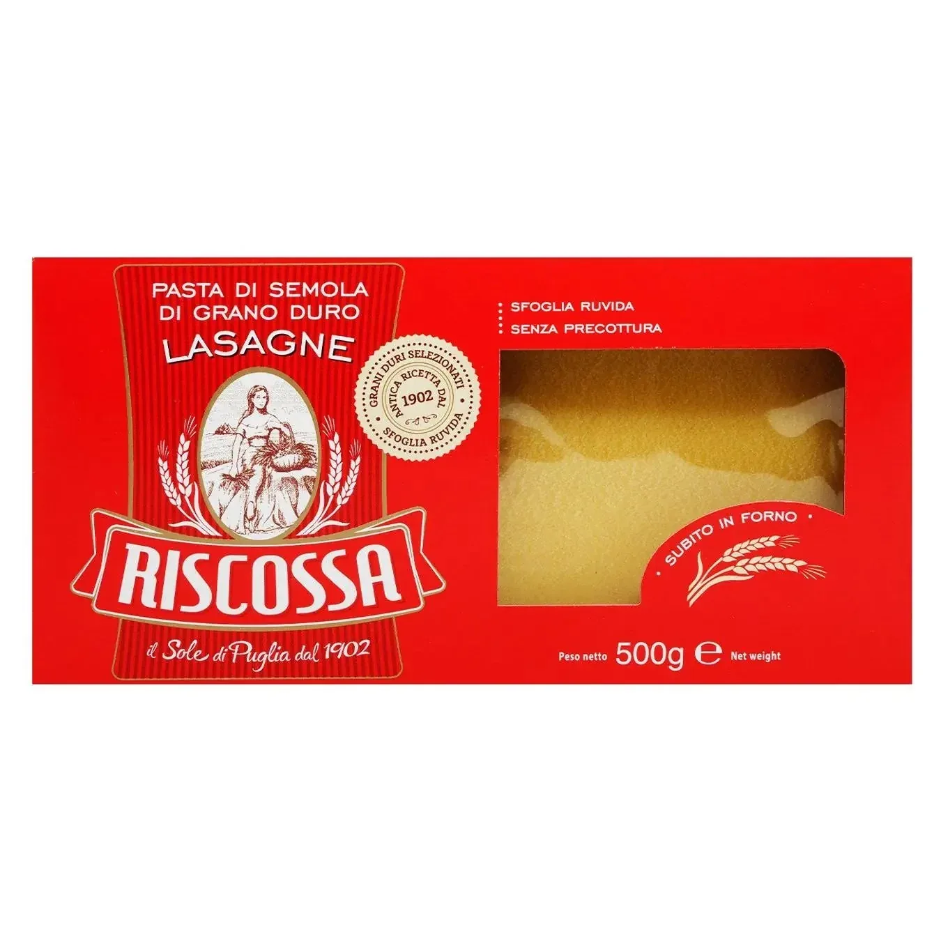 Riscossa Lasagne Pasta 500g