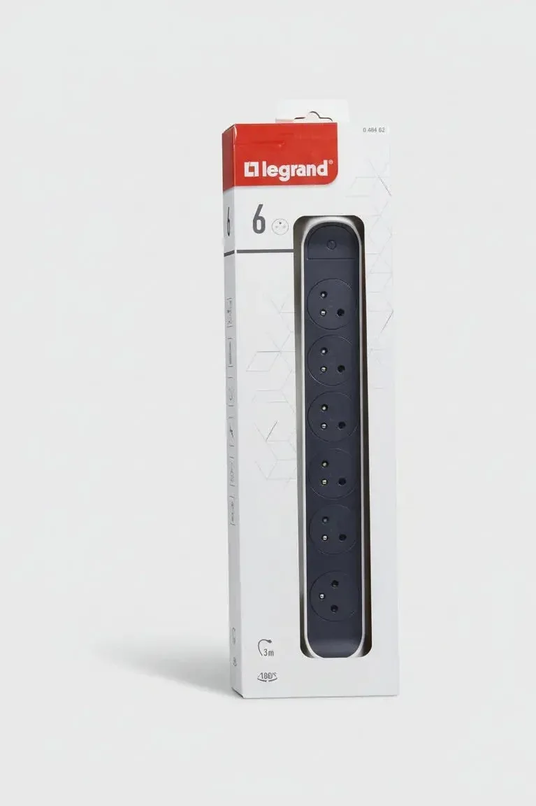 Legrand Multi-Outlet Extension Cord 3 meters  6 outlets