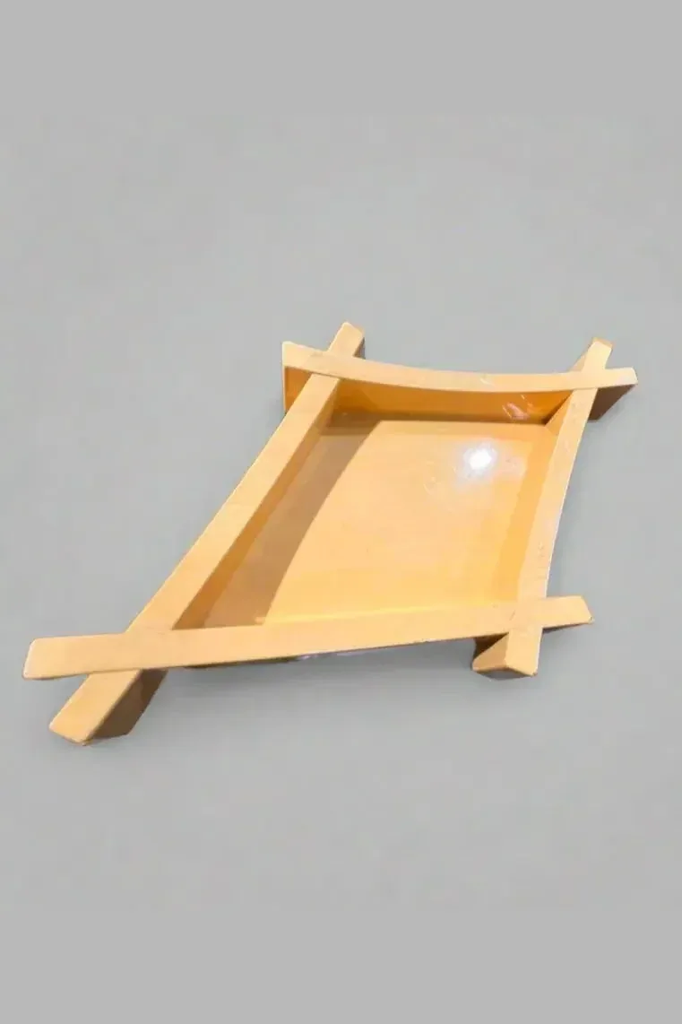Classic Yellow Rhombus Serving Tray