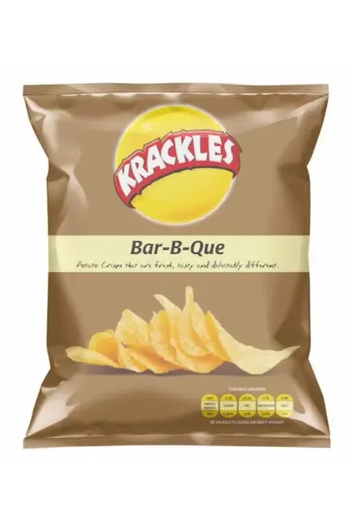 Krackles Barbque Potato Crisps 125g