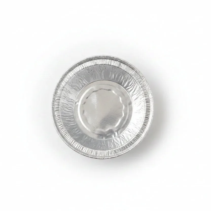 Disposable Aluminum Foil Round Egg Tart 1pc