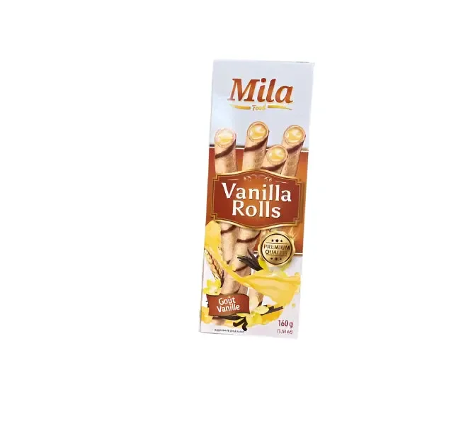 Mila Vanilla Rolls Biscuit 160g