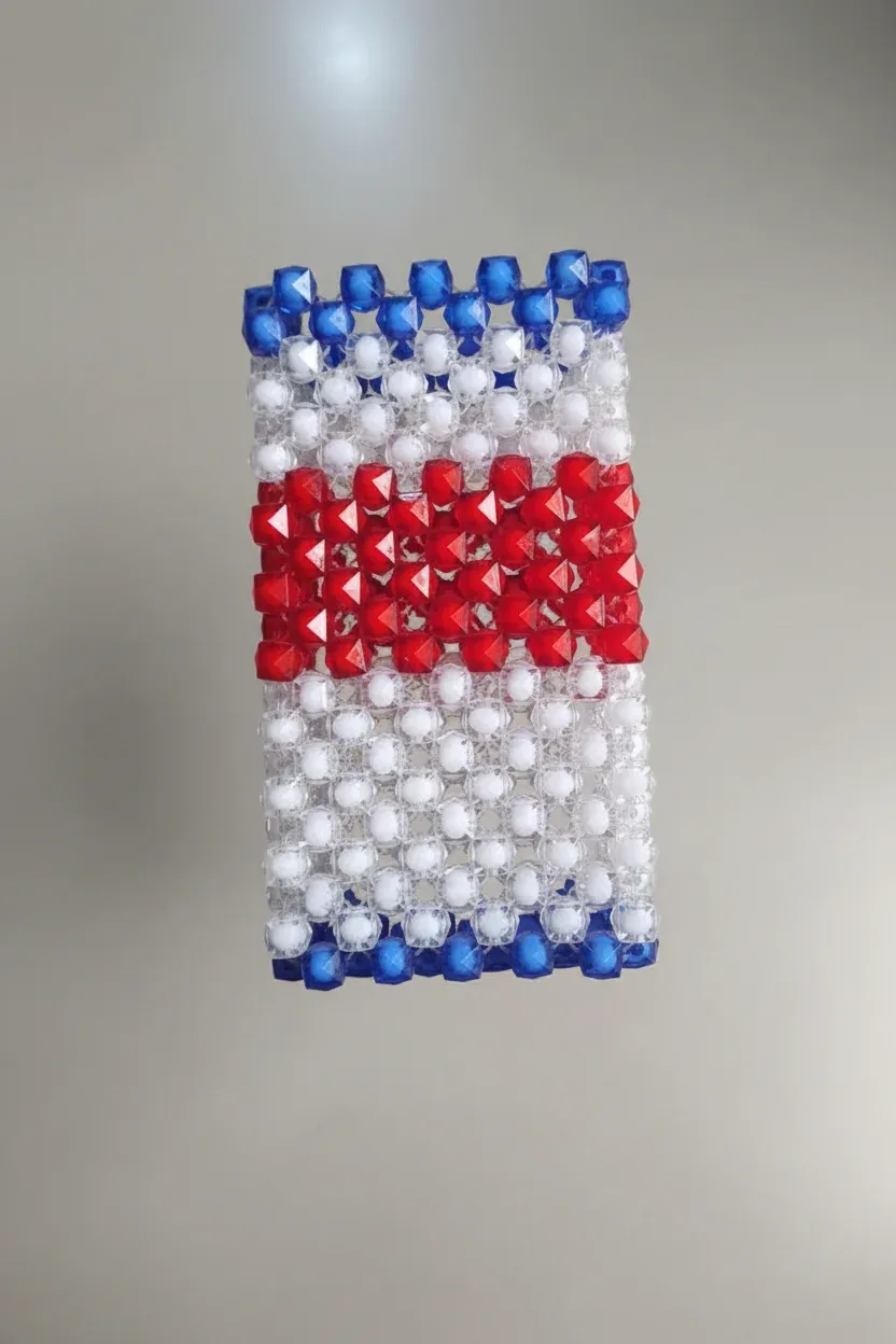 Handmade Beaded Tricolor For Pen