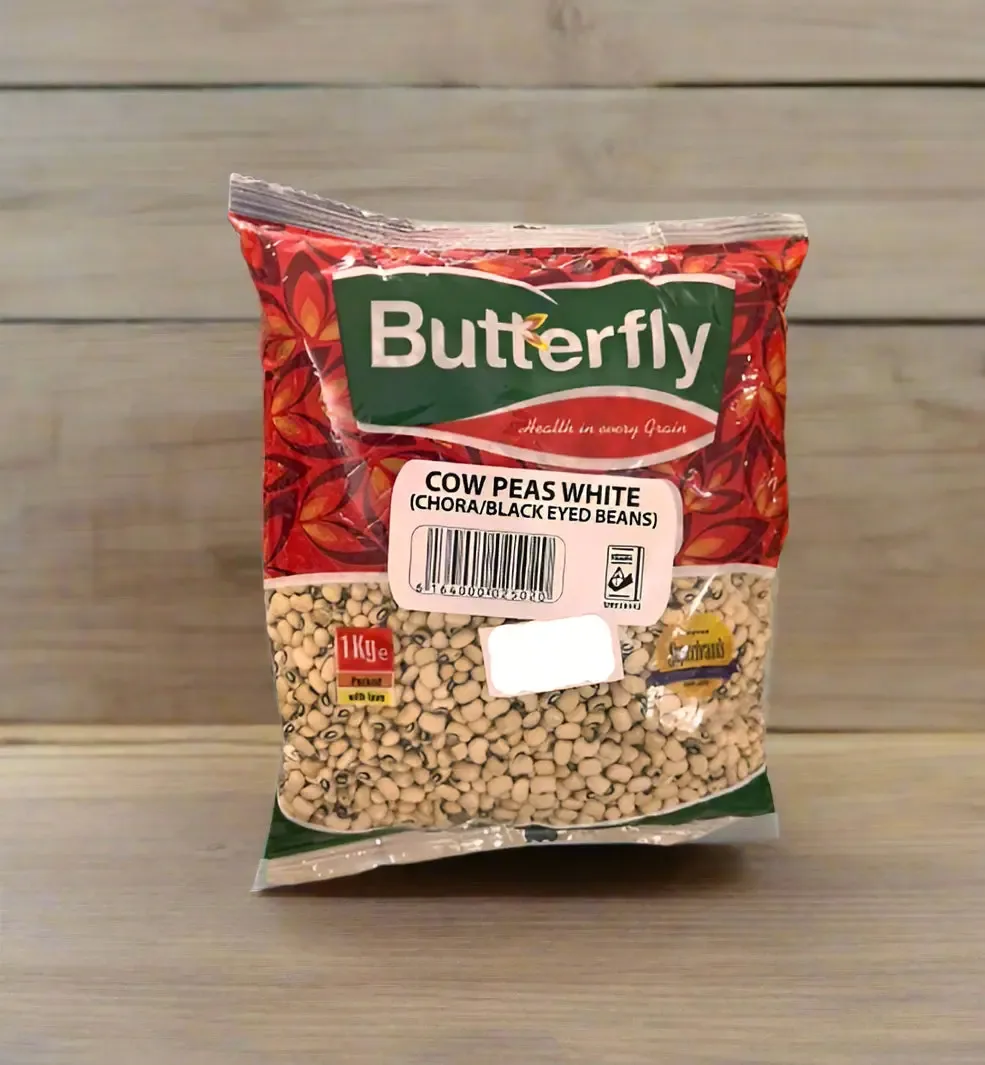 Butterfly Cow Peas White Chora/Black Eyed Beans 1kg