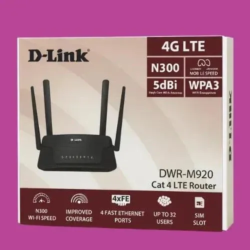 D-Link DWR-M920 4G LTE Router