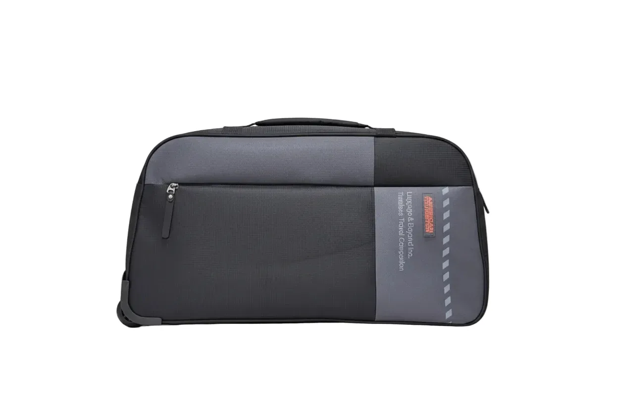 American Tourister Rolling Duffel Bag (Grey/Black)