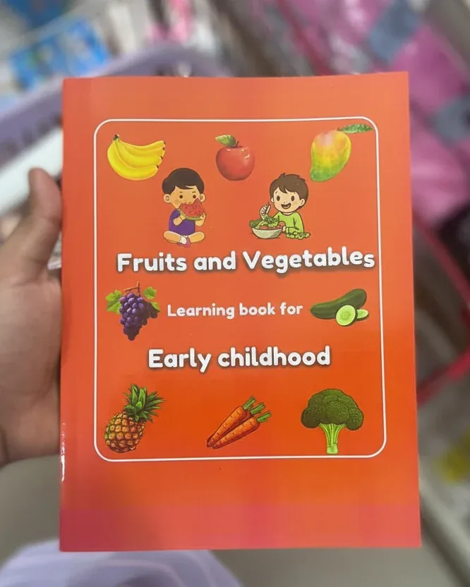 Fruits and Vegetables Learning Book for Early Childhood