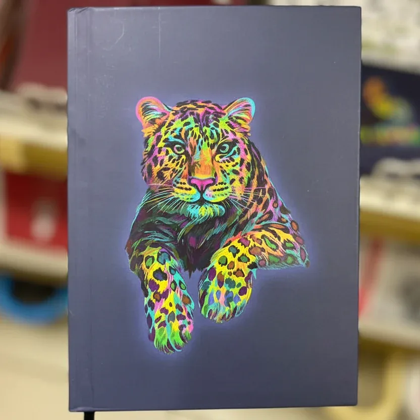 Colorful Leopard Hardbound Notebook A5