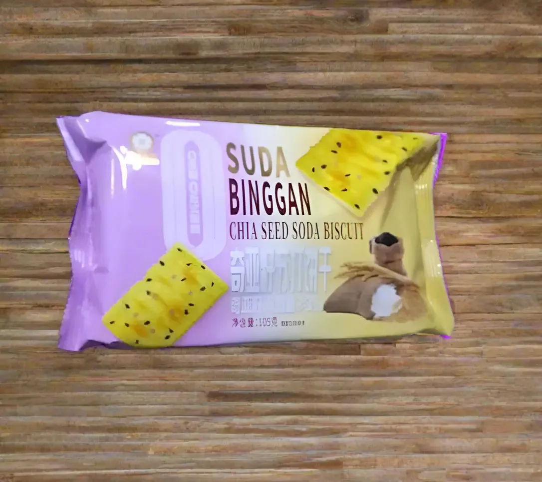 Suda Binggan Chia Seed Soda Biscuit 105g