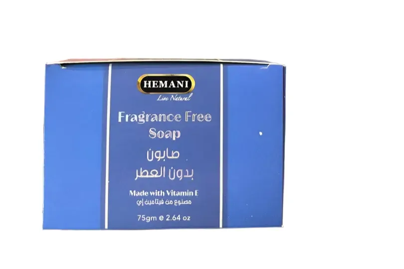 Hemani Fragrance-Free Soap with Vitamin E – 75g