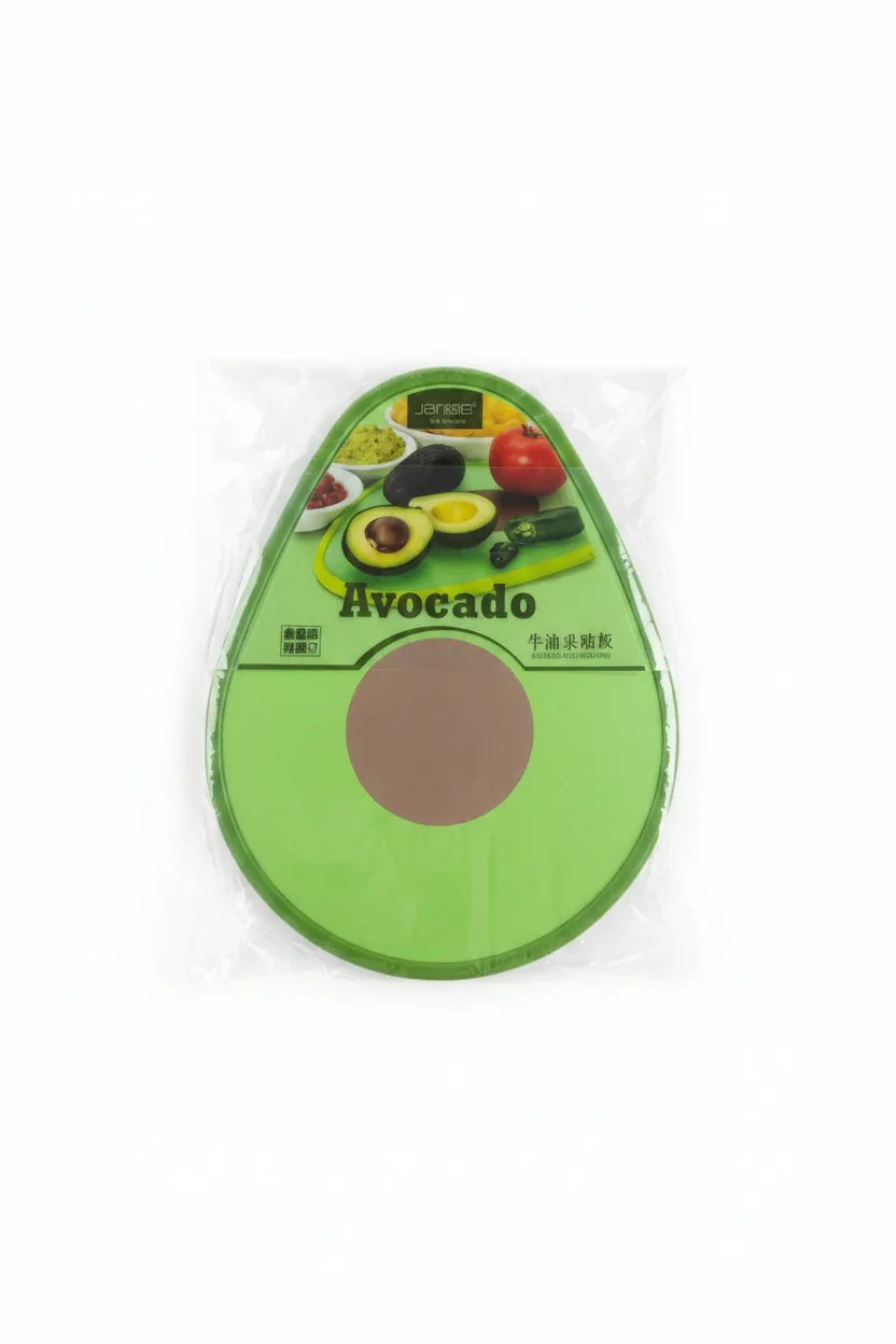 Avocado-Shaped Plastic Cutting Board