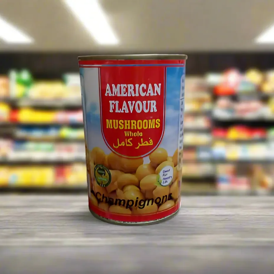 American Flavour Whole Champignons Mushrooms - Canned (400g)