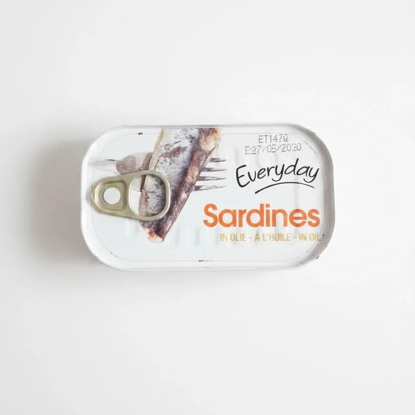 Everyday sardines in oil/125g