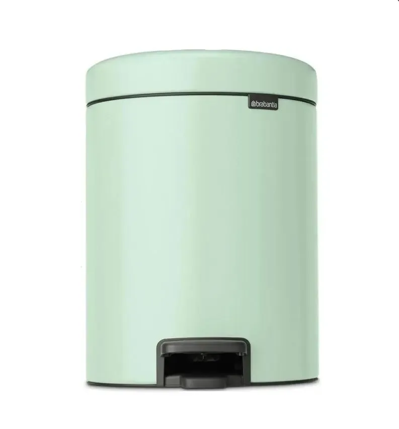 Brabantia NewIcon Pedal Bin  Plastic Bucket Jade Green 5L