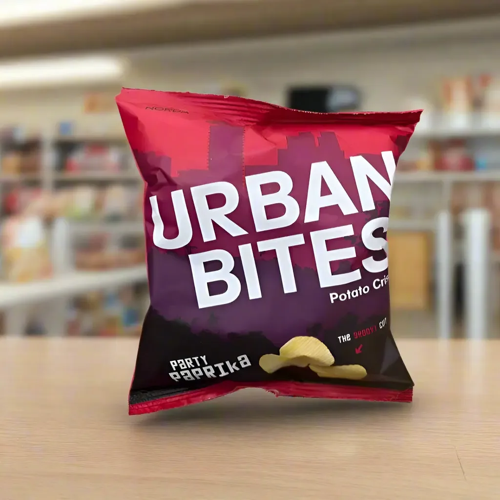 Urban Bites Party Paprika Potato Chips -30g