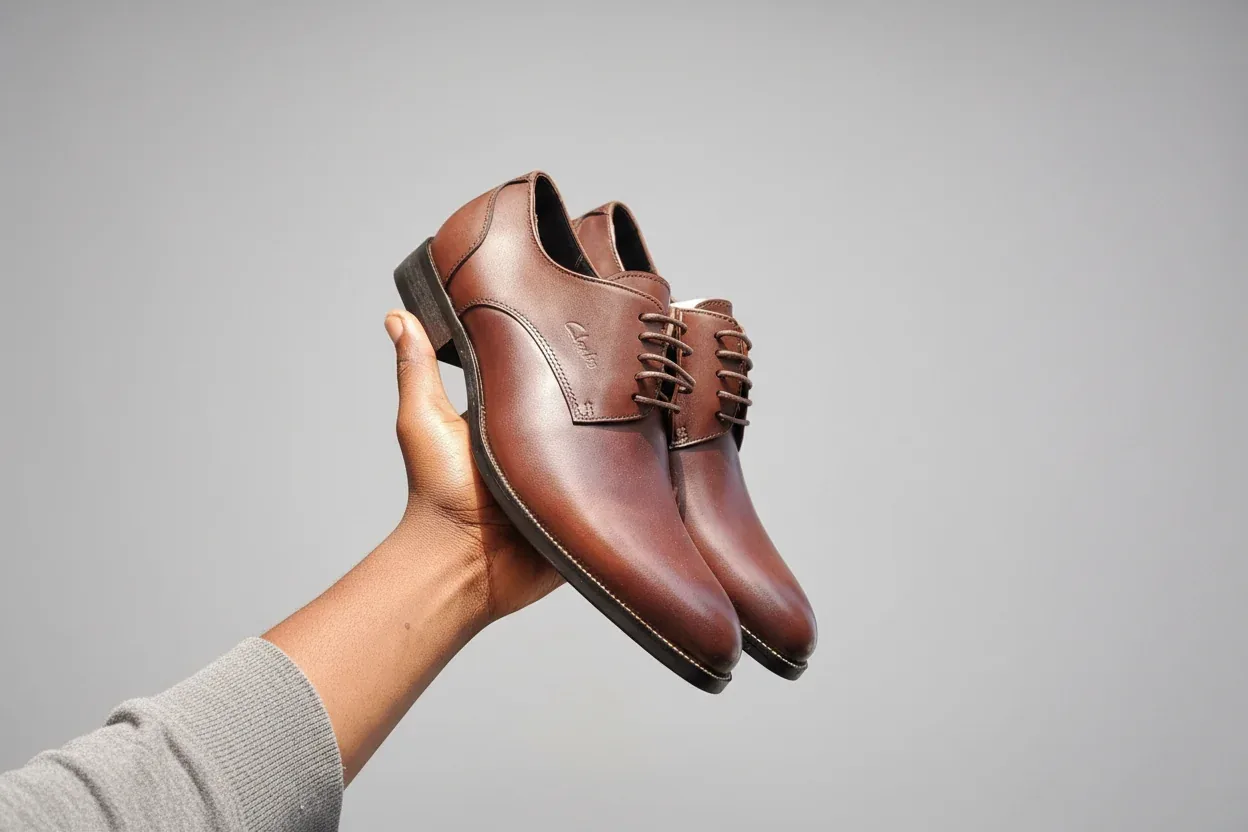 Clarks Men's Brown Leather Dress Shoes Size 40-45