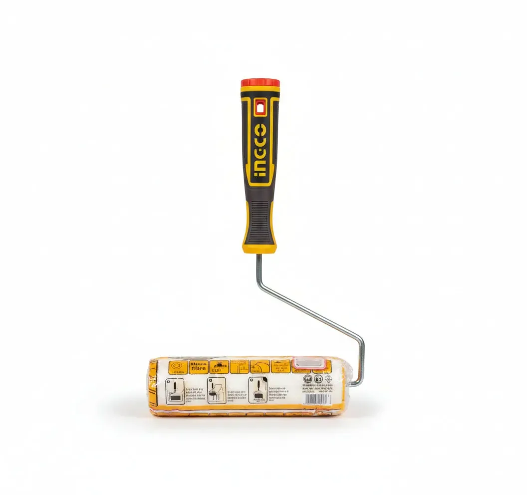 Ingco Paint Roller with Replacement Microfibre Roller Cover