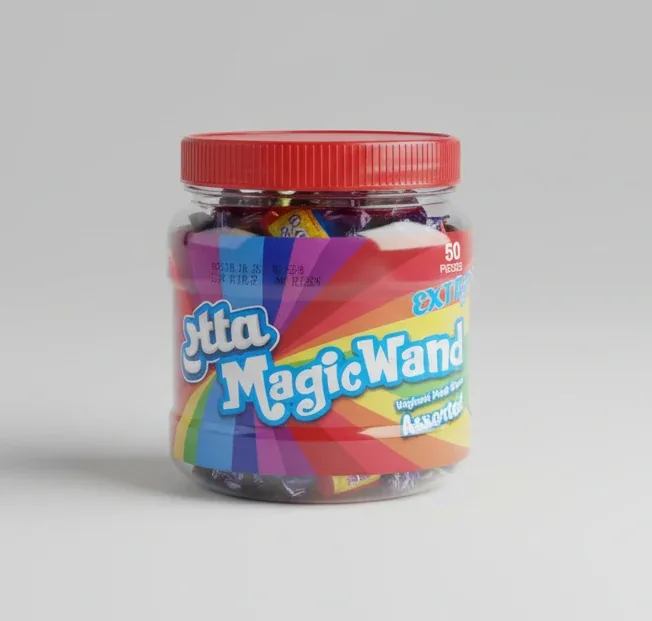 Otta Magic Wand Yoghurt Fruit Chews assorted flavors 50pcs
