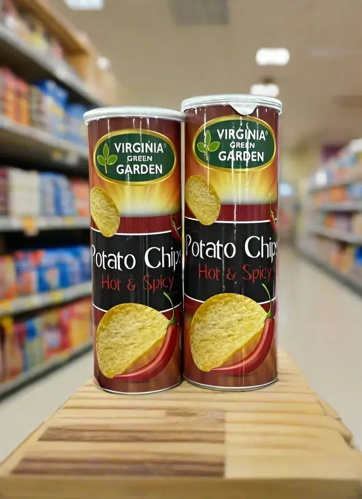 Virginia Green Garden Potato Chips Hot & Spicy 1pc 138g