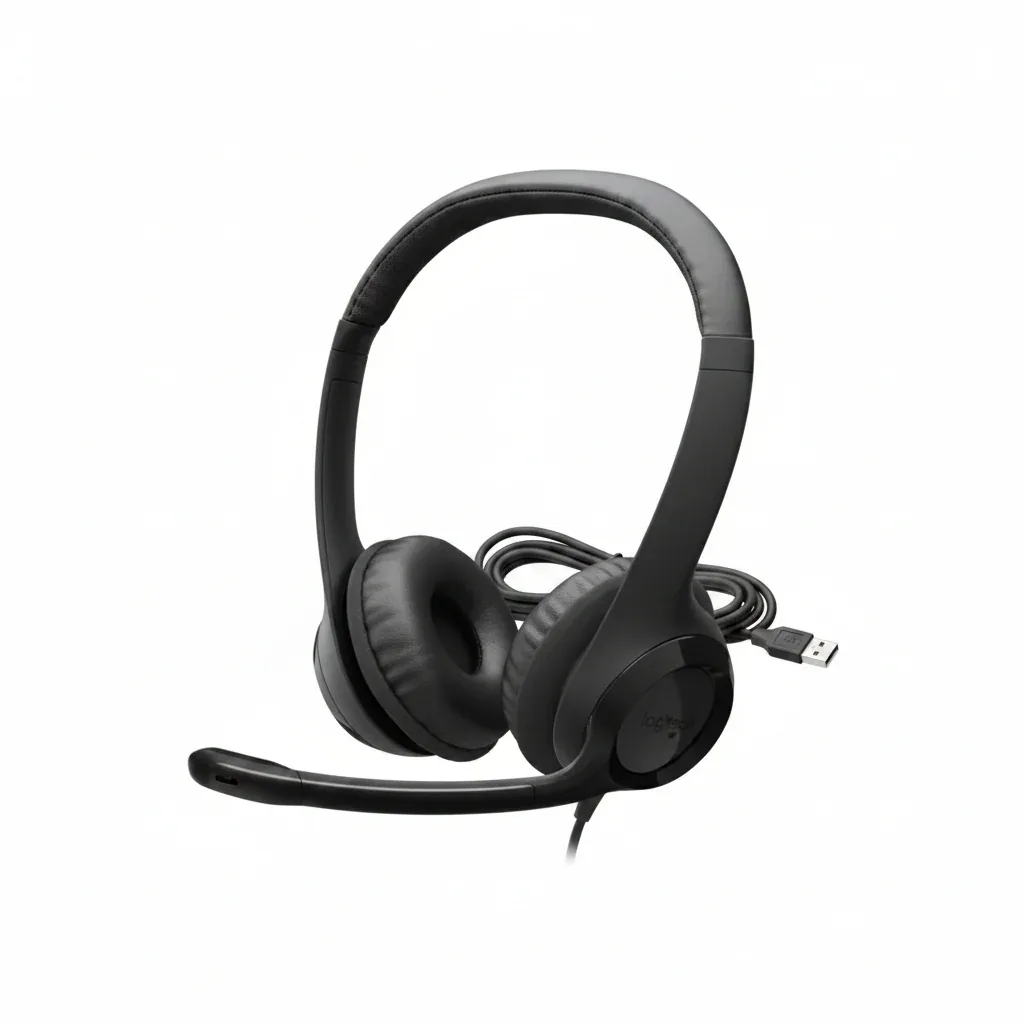 Logitech H390 Wired Headphones With Mic, USB Headset