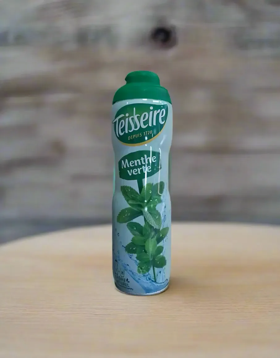 Teisseire Green Mint Syrup  Menthe Verte 60CL