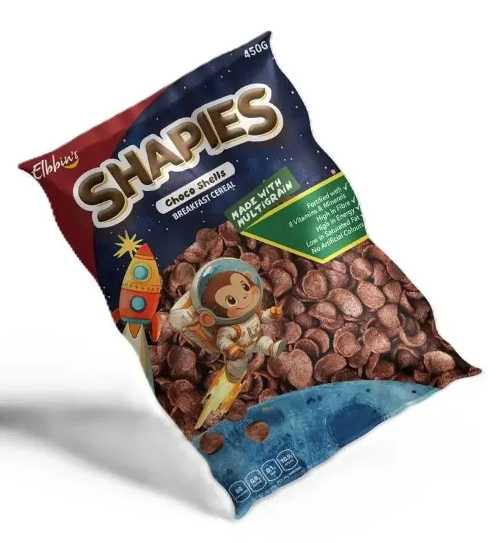 Elbbin's Shapies Choco Shells Breakfast Cereal 450g