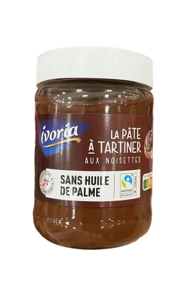 Ivoria Hazelnut Spread – 600g, Palm Oil Free