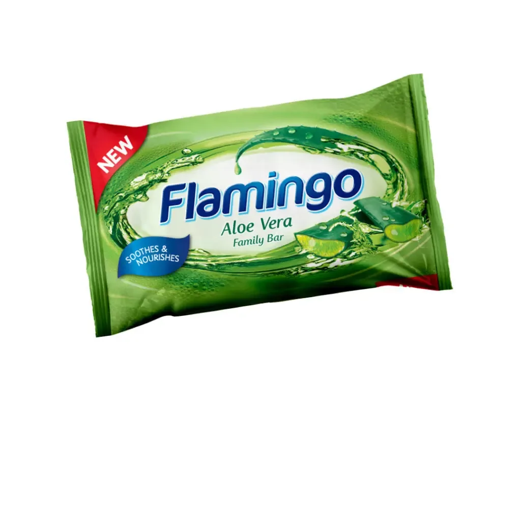 Flamingo soap 2 in 1  (Aloe Vera+honey)