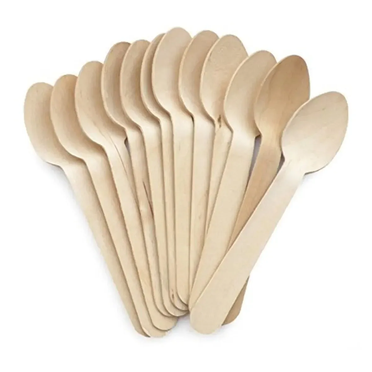 Disposable Wooden Spoons 12pcs