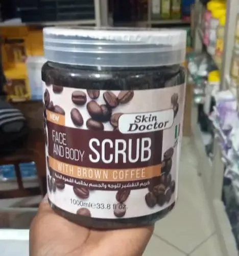 Skin Doctor Face & Body Scrub With Brown Coffee 1000ml