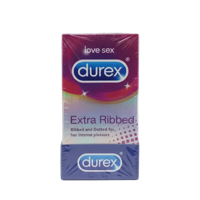 Durex Extra Ribbed Condoms