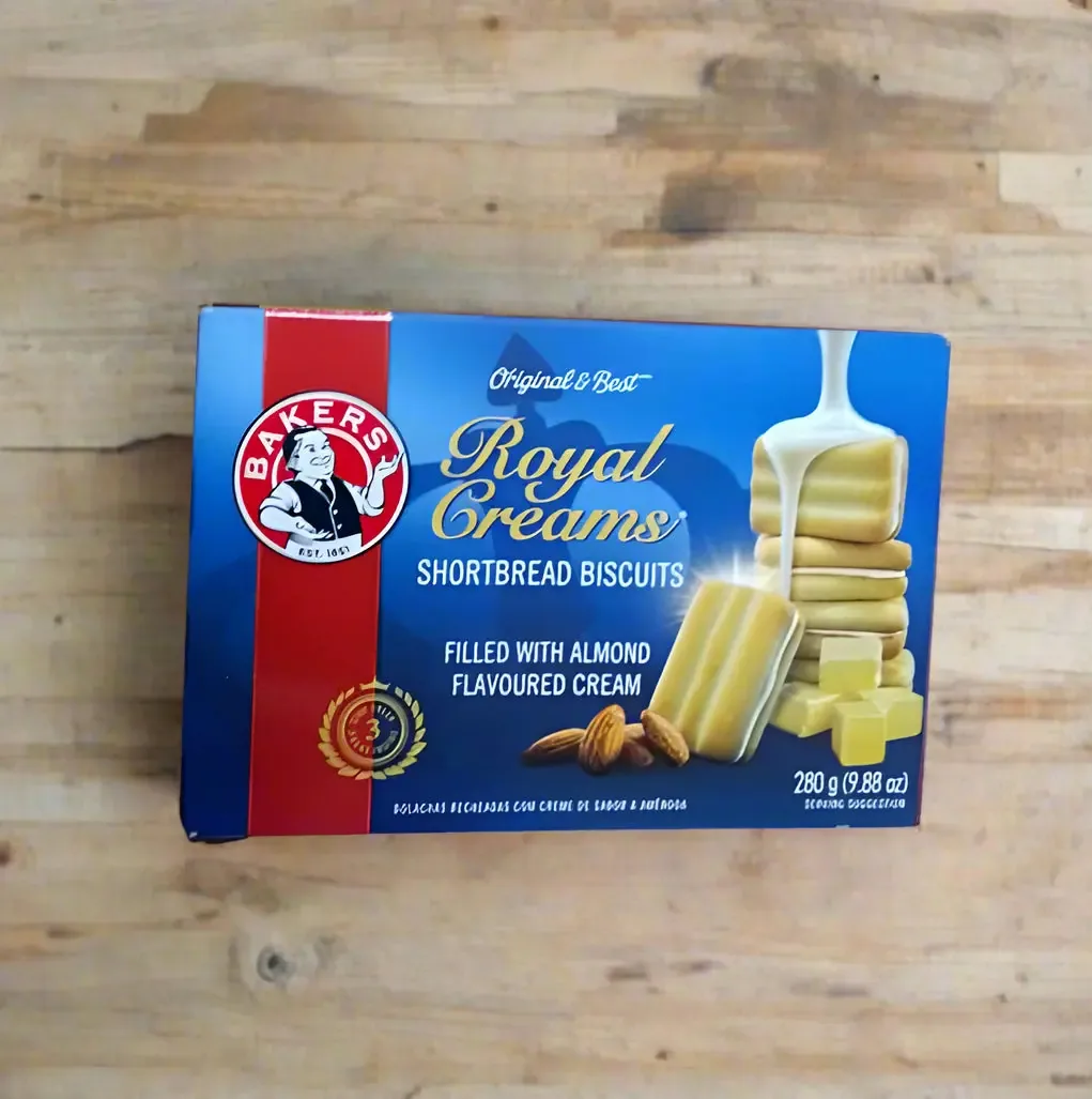 Bakers Royal Creams Shortbread Biscuits 280g
