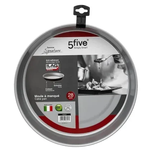 5five Simply Smart Signature Round Non-Stick Metal Cake Pan – 28 cm